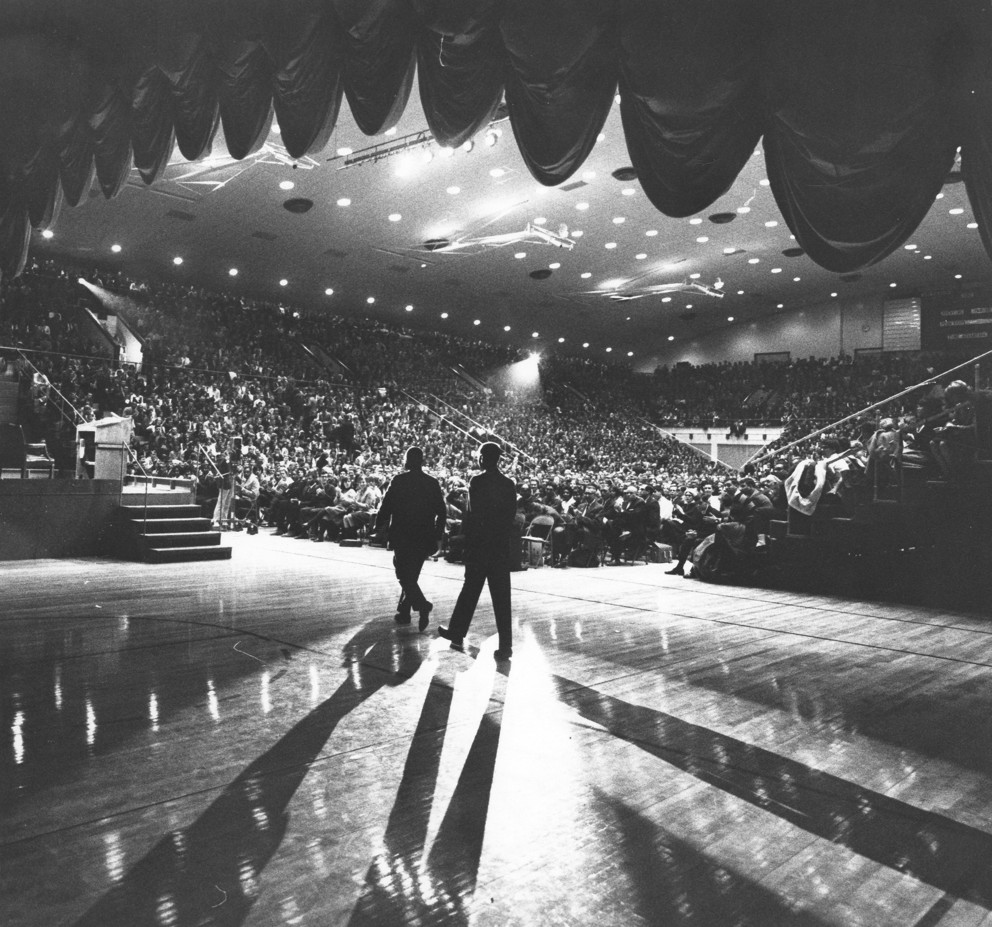 penn_state's tweet image. In 1964, civil rights leader Martin Luther King Jr. received the Nobel Peace Prize for his nonviolent campaign against racial inequality. A few weeks later, on Jan. 21, 1965, King visited Penn State and addressed a crowd of more than 8,000 people at Rec Hall. #ThrowbackThursday