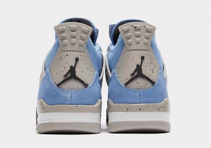 copmasterovic's tweet photo. Air Jordan 4 "University Blue"
Release Date: Mar 30th, 2021 (Tuesday)
Color: University Blue/Tech Grey/White/Black
Mens: $200
 Style Code: CT8527-400
https://t.co/PAp6ztPavb https://t.co/PiVLbrfnSs