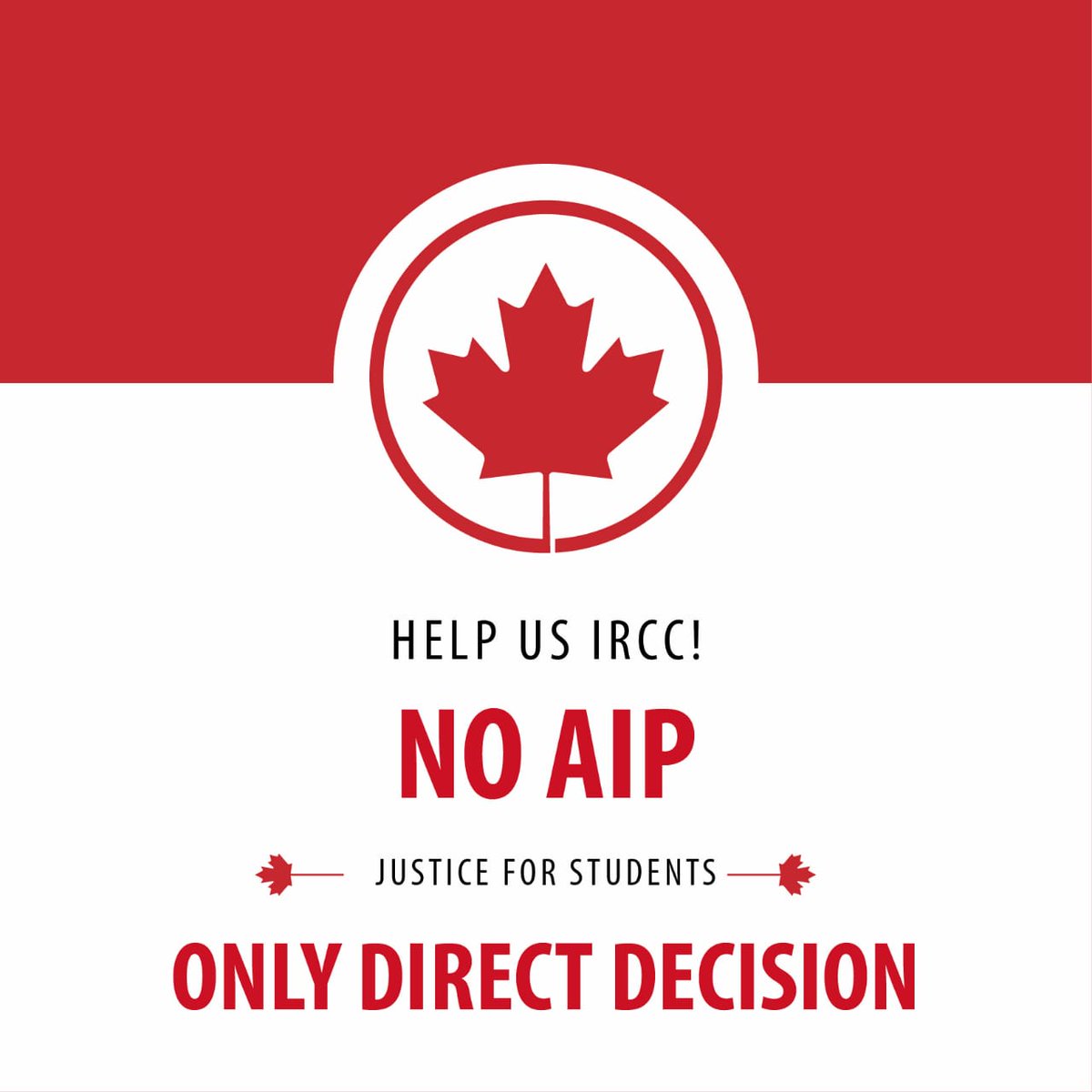 Bj31593620's tweet photo. #WakeUpIRCC
#JusticeForStudents
#NoAIPOnlyDirectDecision
#NotFairCanada
#GiveUsDecisions
#ExpediteFinalDecisionProcess
@cp24 @MEAIndia
@pienews @CitImmCanada
@timesofindia @CBCAlerts
@ANI @nadirypatel @JustinTrudeau
@CanadainIndia @marcomendicino https://t.co/ZPcfCYaA4P