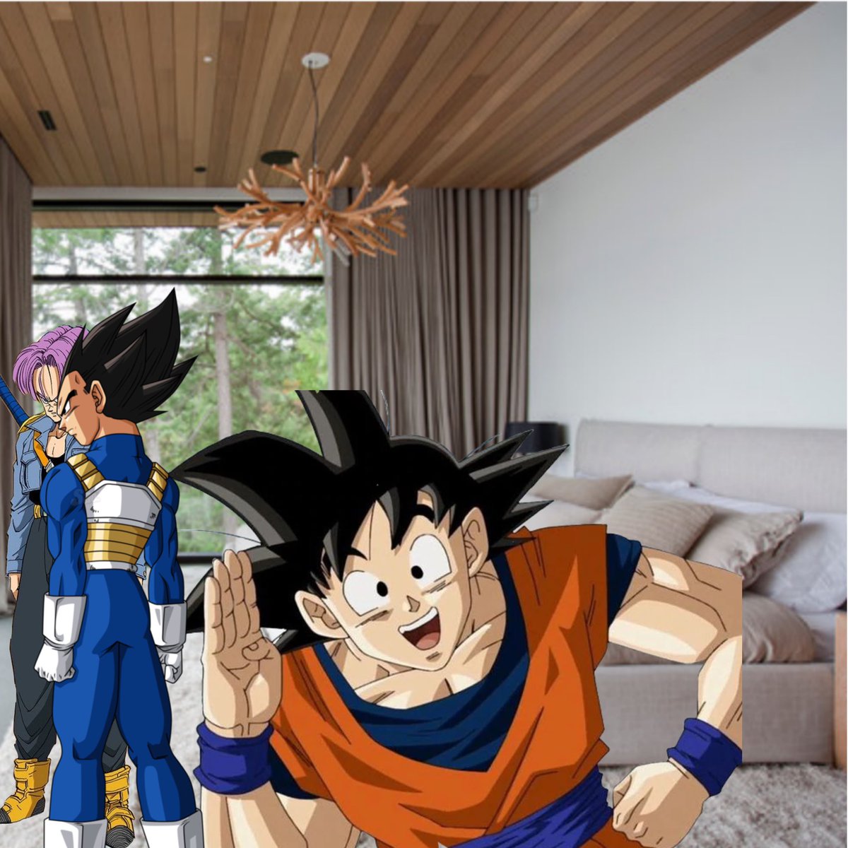 Morning everyone, Father, Goku and I are preparing to go fight in the World Martial Arts Tournament, wish us luck!
