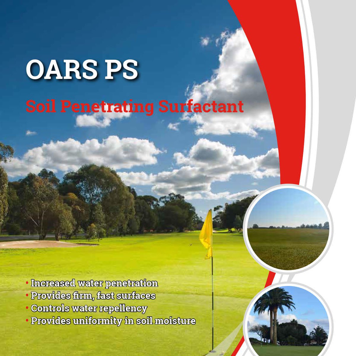 OARS PS                                                      
👉Increased water penetration
👉Provides firm, fast surfaces
👉Controls water repellency
👉Provides uniformity in soil moisture
👉Reduces local dry spots

aquaaid.eu/soil-surfactan…

#sportsturf #researchbacked #turfgrass