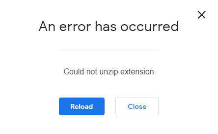 drrune_'s tweet photo. On Chrome, it doesn't even add the extension. Here's the error message https://t.co/E0yqLgZluv