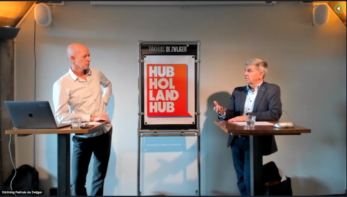 Raymond Gense van Pon in gesprek met Rients Dijkstra over ideaalbeeld regionale #mobiliteitshub: "Alle modaliteiten bij elkaar, een comfortabele en veilige plek, en een herkenbaar, duidelijk systeem voor de reiziger." #hubhollandhub