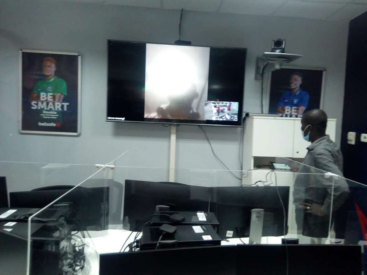 AvtechSystems's tweet image. Digital Signage- multiple screen dispays with WYRESTORM NHD-400 AV over IP @ Betsafe offices, Kilimani