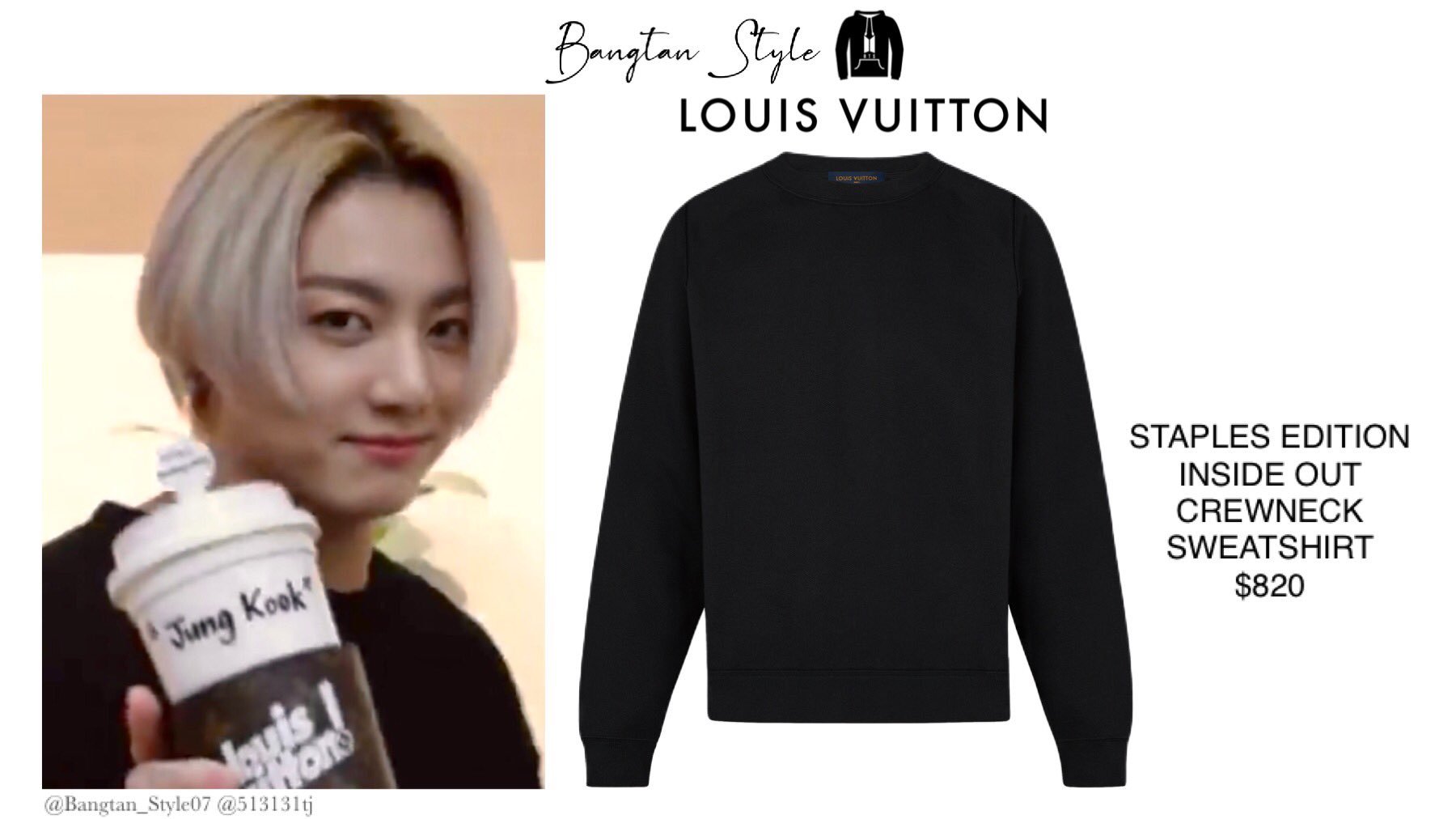 Bangtan Style⁷ (slow) on X: VLIVE 211204 Seokjin wears LOUIS VUITTON and  TIFFANY & CO. x SUPREME. #JIN #BTS @BTS_twt  / X