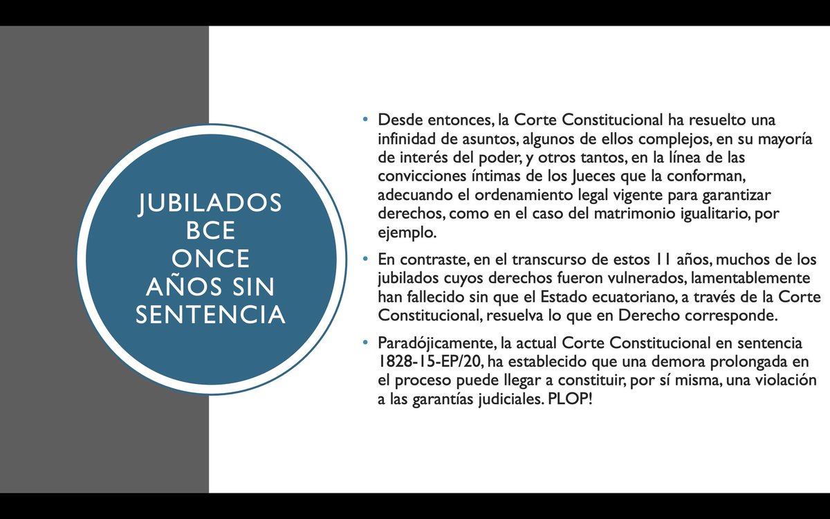 pamguzdel's tweet photo. @CorteConstEcu 11 años han pasado desde vulnerar derechos #JBCE suspendió pago de sus #Pensiones @Lenin es hora de decir algo ,18 de diciembre 2009 @CarlosVerareal @franklinatra https://t.co/X77bMlhGzq