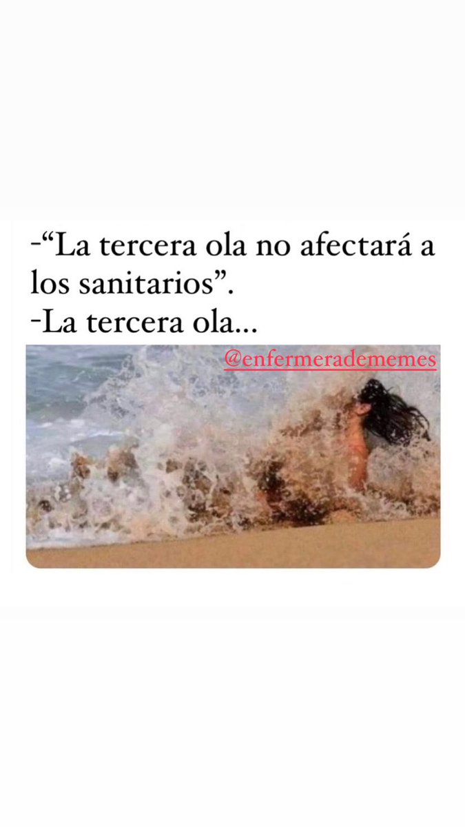 JAJAJAJAJAJAJAJAJA ayuda!
#enfermera #TerceraOla #Sanitarios