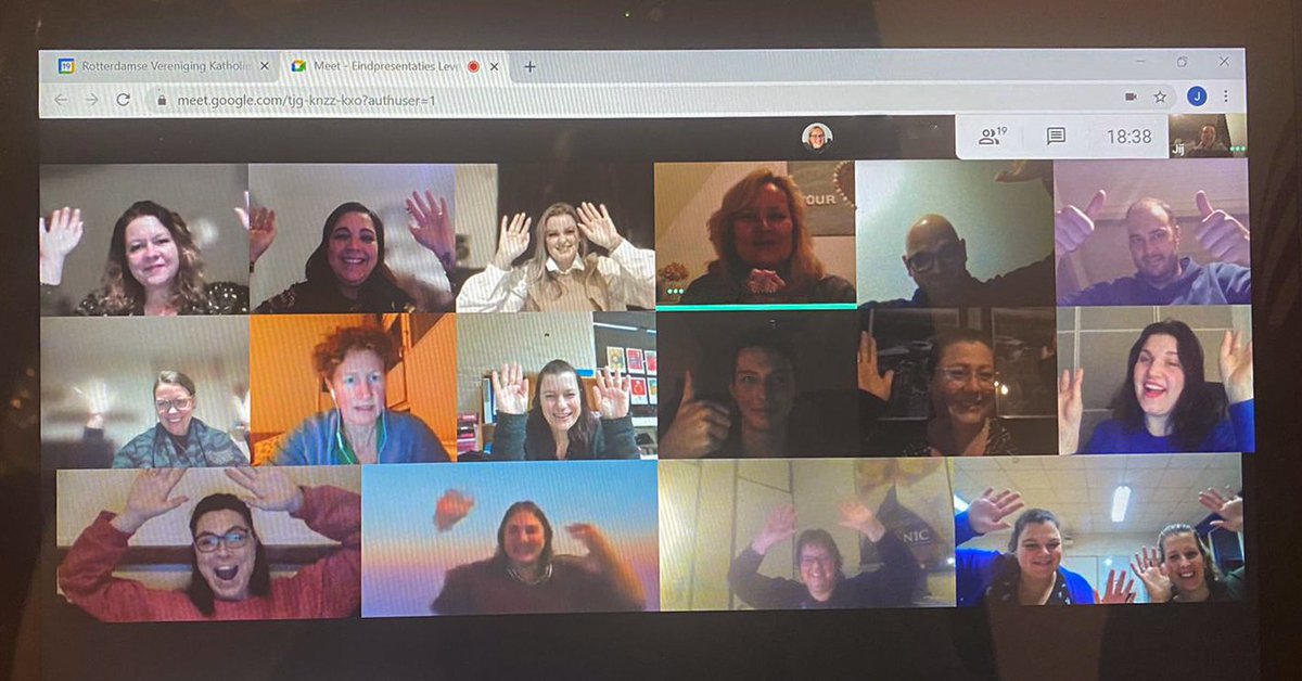 De eerste groep #LevelUp van Edumare, die succesvol digitaal is geslaagd voor de eerste module deze week. Nog vele groepen zullen volgen! Meer weten over de modules die ook jij kunt volgen en wat je ermee kunt? Surf dan naar thomasmorelevelup.nl #pabo
