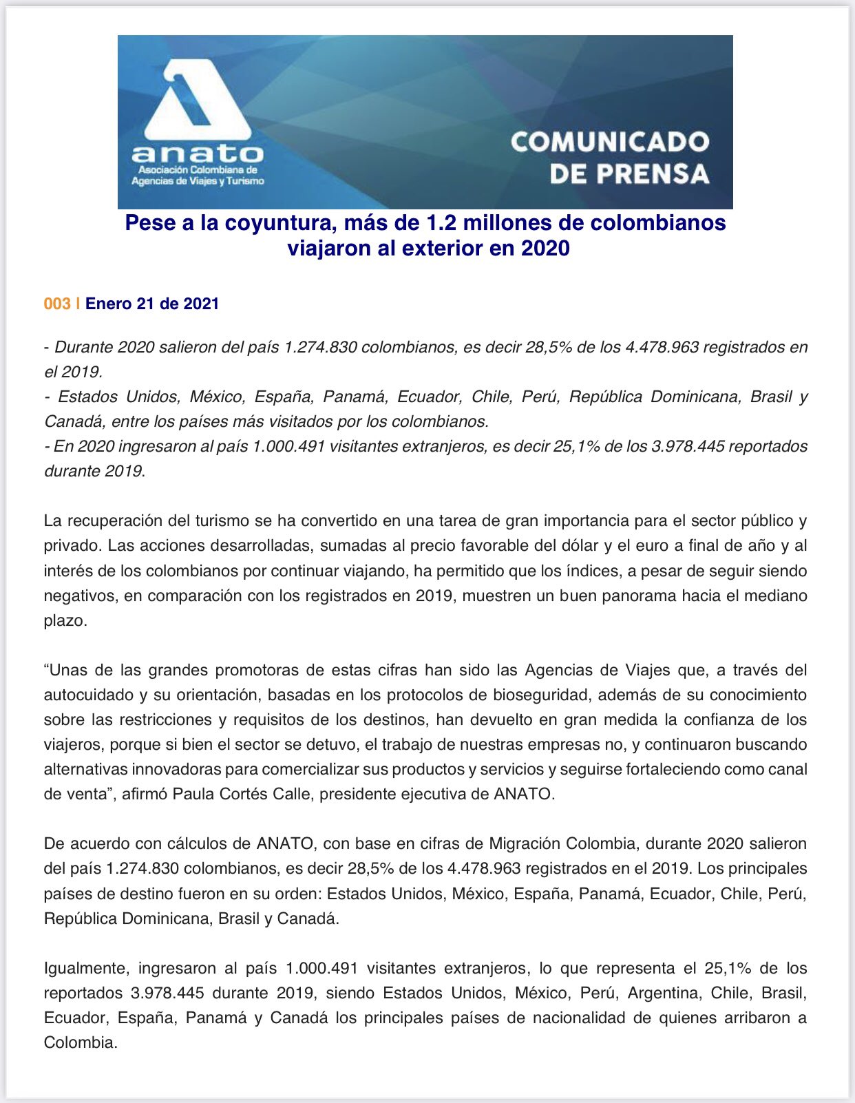 Anato Nacional Pa Twitter Comunicado Estados Unidos Mexico Espana Panama Ecuador Chile Peru Republica Dominicana Brasil Y Canada Entre Los Paises Mas Visitados Por Los Colombianos Https T Co Aqjjuu5w1w Paulacortesc Https T Co