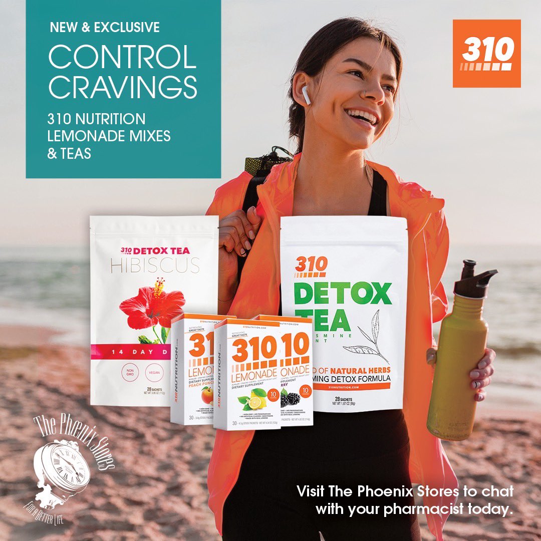 phoenix_bda's tweet photo. CONTROL CRAVINGS - LEMONADE MIXES &amp; TEAS // Vegan // Gluten-Free // Preservative-Free // No Artificial Sweeteners // Non-GMO #310Nutrition #ThePhoenixStores https://t.co/l581jSeZ8z
