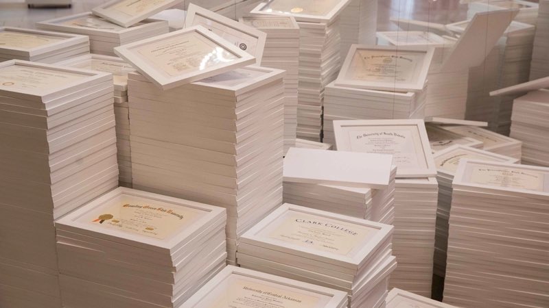 Natural Light, the beer company, has installed the "Da Vinci of Debt" in NY's Grand Central Terminal.

They say it's worth $470M, which would make it the most expensive artwork ever sold.

How?

2,600 real college diplomas
$180k cost of a 4-yr education
—————
~$470 million