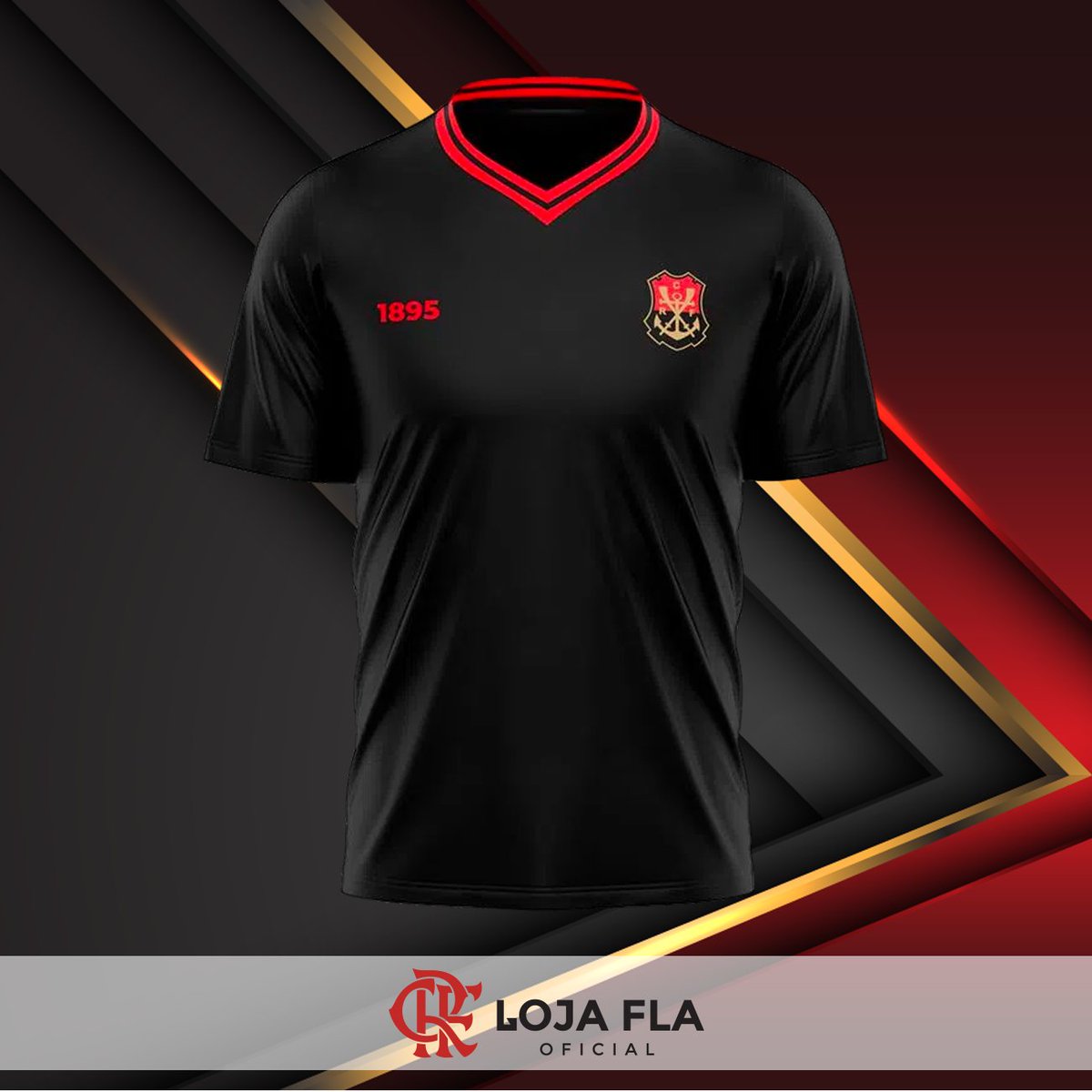 camisa flamengo ship braziline