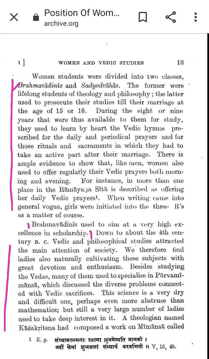 Any information on them it unfortunately lost to time. He elaborates a little on what Brahmavdinis learnt after getting initiated. Not only Vedic studies, but these Brahmavdinis also specialised in Purvaminansa which discussed various problems related to Vedic sacrifices.