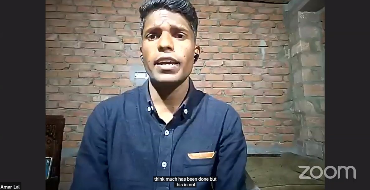 🗣️: "Se ha hecho mucho para eliminar el #TrabajoInfantil, pero todavía no es suficiente", nos cuenta Amar Lal, ex trabajador infantil y hoy abogado y activista.
Escucha su testimonio: https://t.co/VlRVNrvjxX
#EndChildLabour2021 https://t.co/FU3hKeoXTj