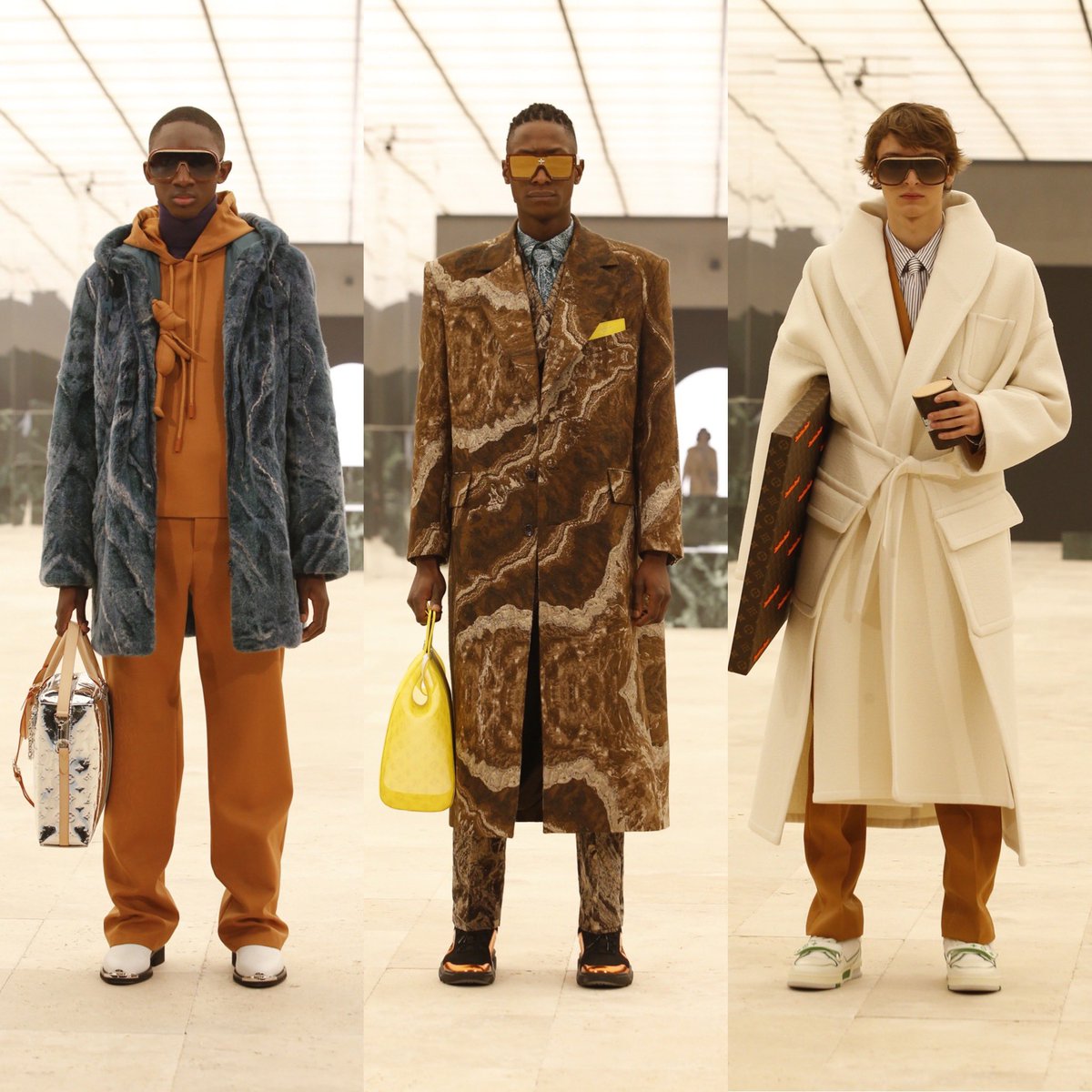 StreetFashion01's tweet image. Louis Vuitton FW21 Menswear by Virgil Abloh!