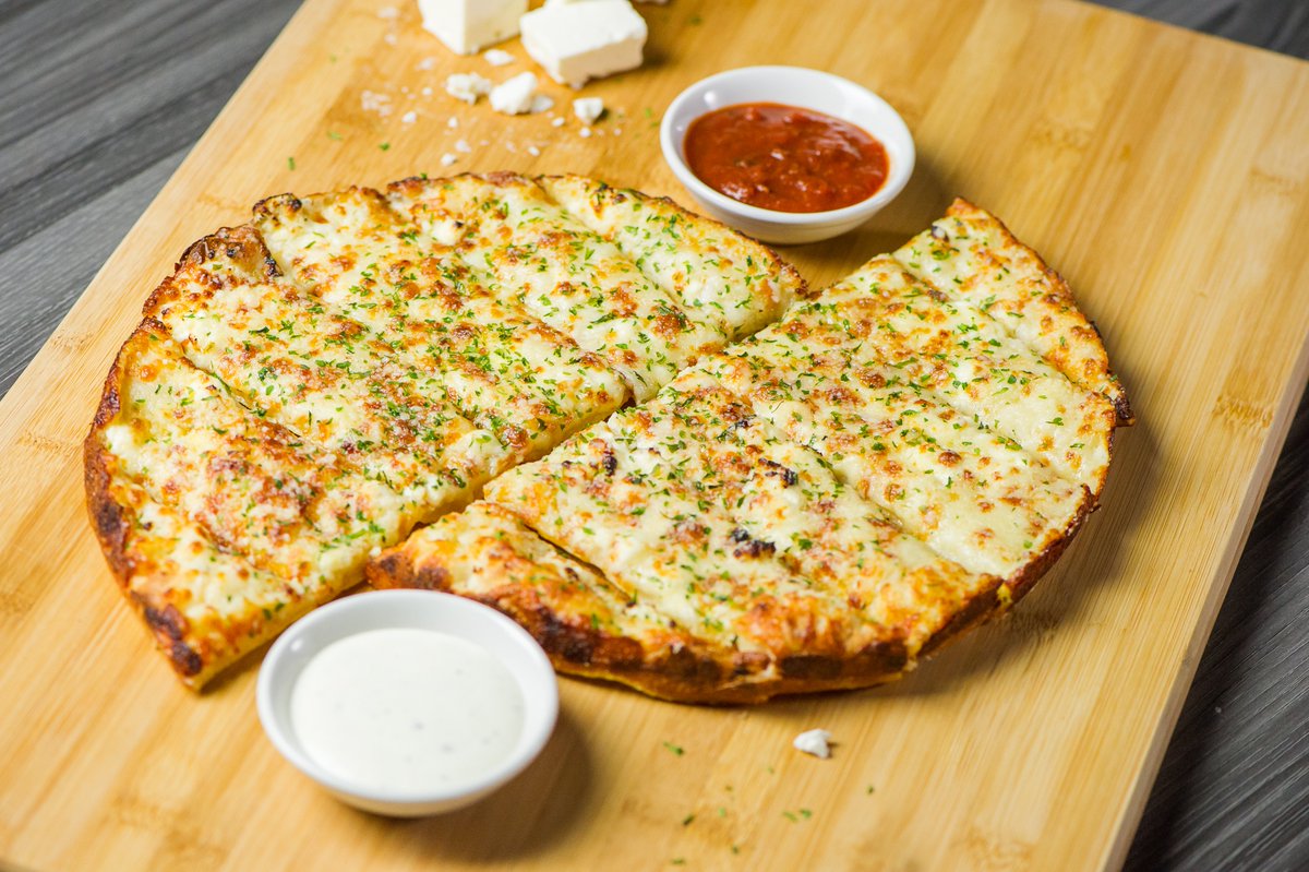 AubreesAdrian's tweet photo. You Feta Believe it's Thursday and Aubree's Ultimate Feta Bread is only $5 all day! (No coupon code needed for online ordering.) #youfetabelieveit https://t.co/KueoH5Far3