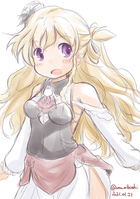 ザラ描きました

#ザラ
#艦これ版深夜の真剣お絵描き60分一本勝負
#艦これ版真剣お絵描き60分一本勝負_20210121 