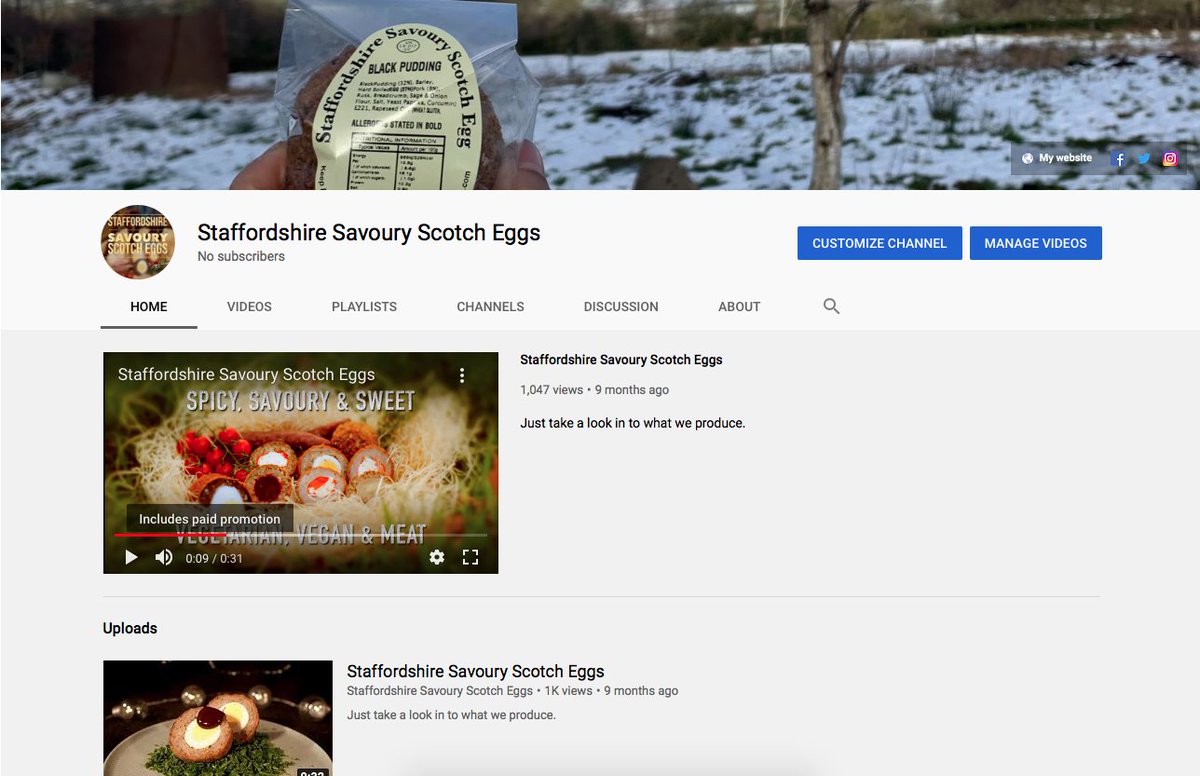 ssseuk's tweet photo. 💥Here at Staffordshire Savoury Scotch Eggs we have our very own Youtube Channel💥 

We may be starting to use this for in-depth videos on how we operate on a day to day basis and what it is like make over 100,000 Scotch Eggs!
⬇️⬇️⬇️

https://t.co/FE6FWkC0Ka https://t.co/5WIuOIdqRV