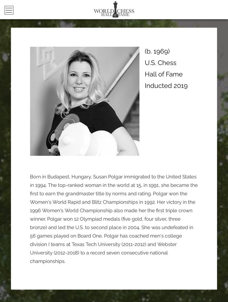 Thank you <a href="/FIDE_chess/">International Chess Federation</a> and <a href="/advorkovich/">Arkady Dvorkovich</a>! It is an honor for me to do my small part to continue to promote chess, which is my passion, especially women’s chess, and chess in education.