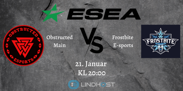ObstructedE's tweet photo. Tonight at 8 PM our Main team will be playing their second game in Esea open against Frostbite E-sports
The match will be streamed at: 
https://t.co/ER6x7jSBUP https://t.co/0DGE23zII3