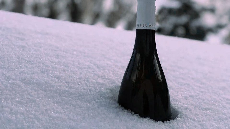 #Drinksmart: Nachhaltiger Weinkühler von <a href="/ElenaWalch/">Elena Walch</a> ❄🥂❄

#snowwine #learningbydrinking #wineweather