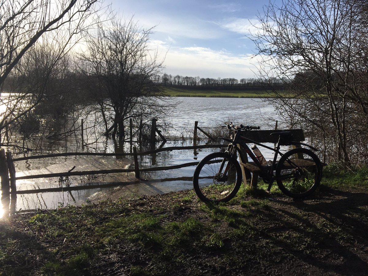 Streams bursting their banks, flooded fields, mud everywhere what a 55k ride for Cycle for Dementia <a href="/alzheimerssoc/">Alzheimer's Society</a>