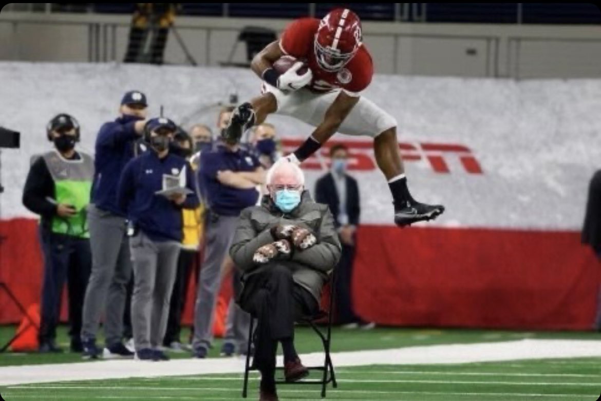 BarstoolAlabama's tweet photo. “NAJEE HURDLES A MAN!”

Via: (livvykas/ig) https://t.co/5MYjunDnmB