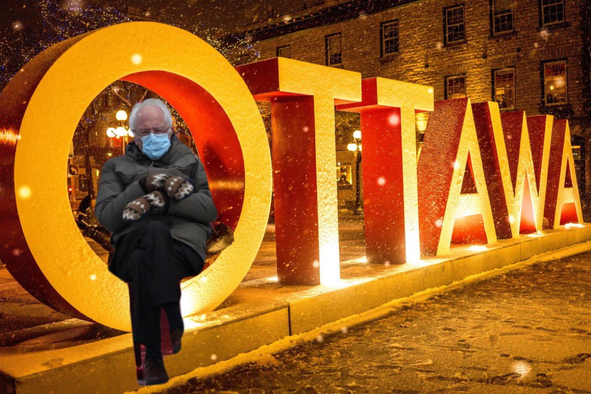 Welcome to Ottawa, Bernie!