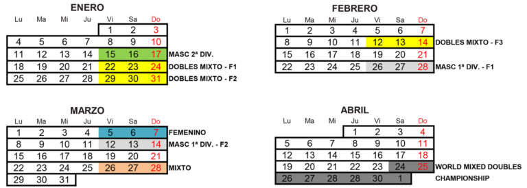 📣El Campeonato de España de #Curling 🥌 de Dobles Mixtos arranca este fin de semana en #Jaca
✅ Entre los 22 equipos, 4 del <a href="/ChCurling/">ch pirineo curling</a> y 3 del <a href="/Curling_Jaca/">Curling Jaca</a> 
Más en rfedh.es/dobles-mixtos-…
💻Streaming youtube.com/c/RealFederaci…
⏱Horarios: bit.ly/2LZI1eO
#JacaPirineos