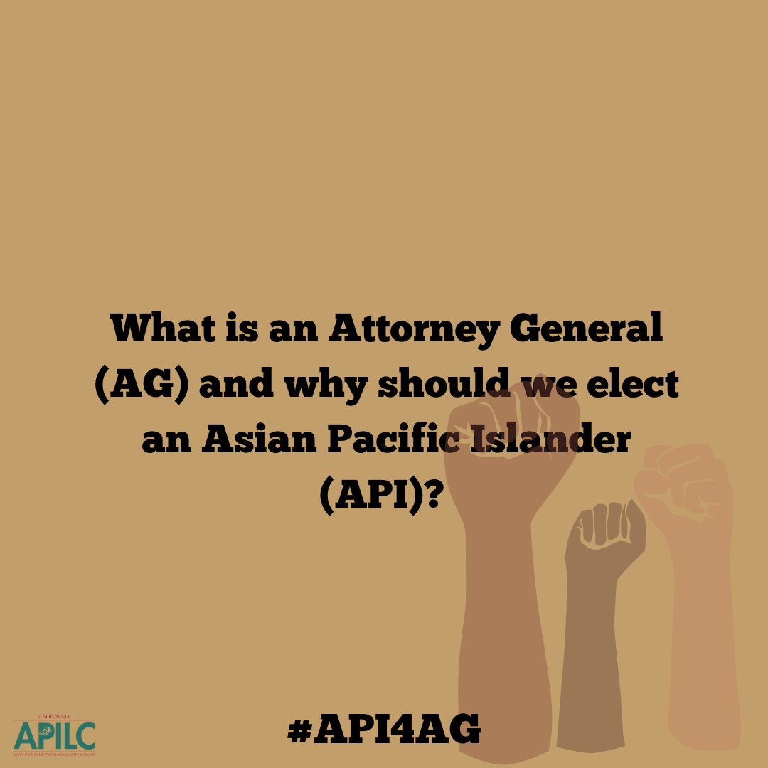 SEARAC's tweet photo. California's Gov. @GavinNewsom is considering appointing a new attorney general. Several #AAPI candidates are qualified to serve.

@SEARAC is proud to have signed onto the petition from the CA Asian Pacific Islander Legislative Caucus advocating for an AAPI AG. #API4AG https://t.co/tHKvvWTGxm