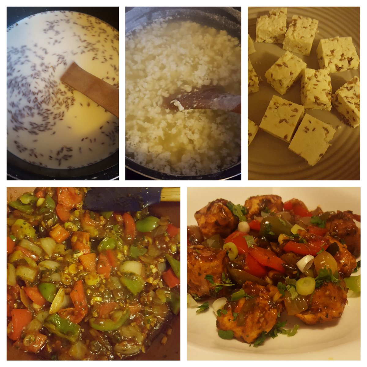 minijaffa13's tweet photo. Dinner tonight homemade cumin paneer in a spicy sauce 😋🔥 #flumpinglush https://t.co/etLLYZnvpA