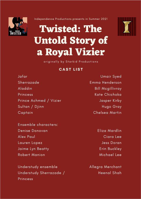 TWISTED 2021 CAST LIST🧞‍♂️✨