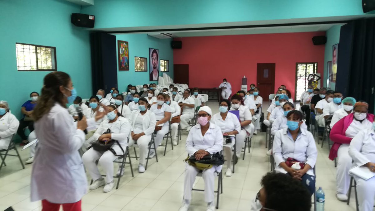 javierliberado's tweet photo. 🐸🐸📢 Las Enfermeras y Médicos de Managua en #Nicaragua se preparan para eliminar la Transmisión del VIH de la madre embarazada al niño y asegurar la #SaludParaElPueblo siempre
@TPU19J @EFIMMS2020 @ReDFSLN @ClemenciaGarca1 @NorWC1 @DeslerRomero @Gomez1086Hugo @AliRubioGlez https://t.co/j0EDSnlB3z