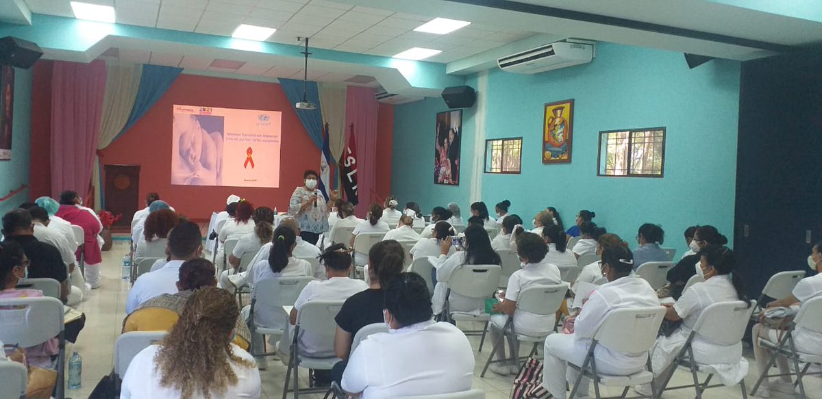 🐸🐸📢 Las Enfermeras y Médicos de Managua en #Nicaragua se preparan para eliminar la Transmisión del VIH de la madre embarazada al niño y asegurar la #SaludParaElPueblo siempre
<a href="/TPU19J/">Tropa Digital Pablo Úbeda🇳🇮</a> <a href="/EFIMMS2020/">Escuela Formación Ideológica del MMS ❤️🖤</a> <a href="/ReDFSLN/">RED FSLN</a> <a href="/ClemenciaGarca1/">Clemencia Garcìa</a> <a href="/NorWC1/">Nor-W-C</a> <a href="/DeslerRomero/">Desler Romero</a> <a href="/Gomez1086Hugo/">Victor Hugo Gomez</a> <a href="/AliRubioGlez/">Alina Rubio🇨🇺</a>