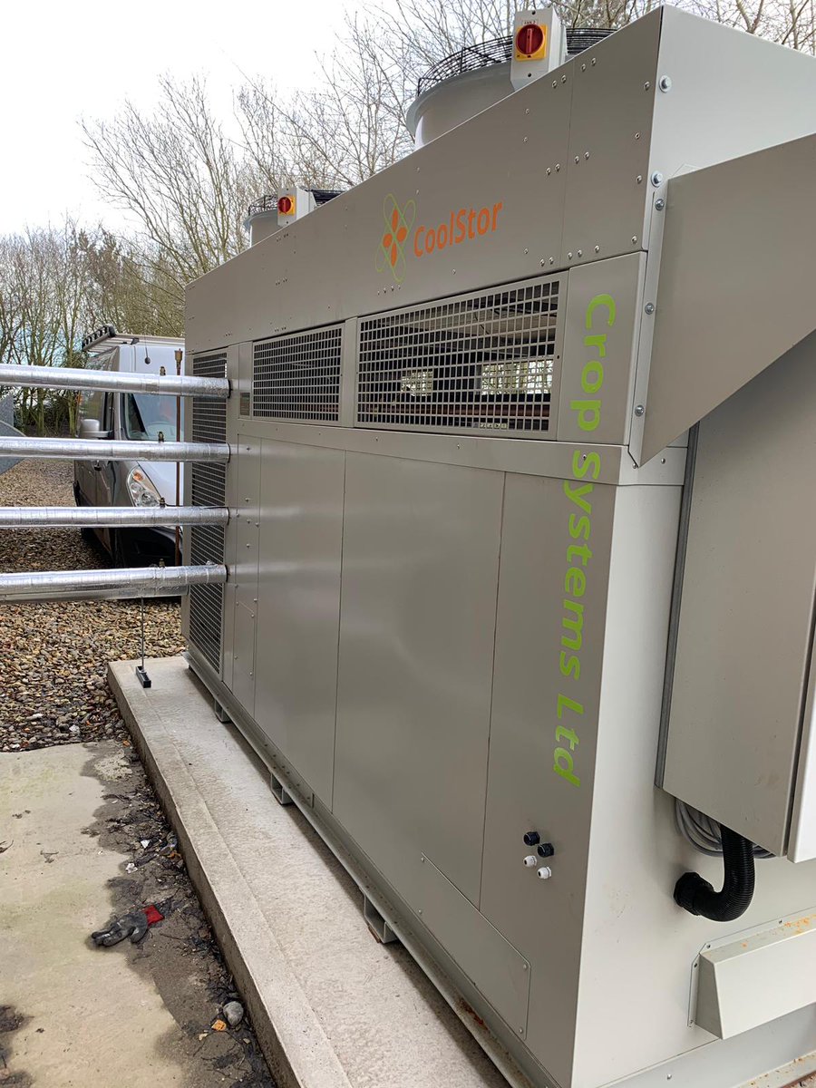 CropSystemsLtd's tweet photo. Great job 👍the team has done installing the all new Coolstor🥶 unit with smartstor controller to 4 of  this customers cold stores #potato #potatostore #agriculture #farming #refrigeration https://t.co/xfhsMDlYbZ