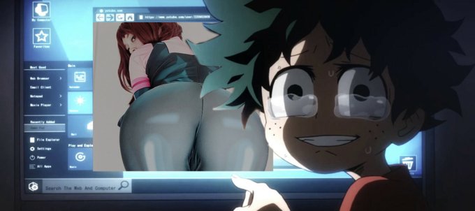 kurosakijaba on OF wanted to show me just how much he loved my Uravity cosplay. 😌 https://t.co/jTndf<a href="/tag/onmfc"class="tags"><span>#onmfc</span></a>