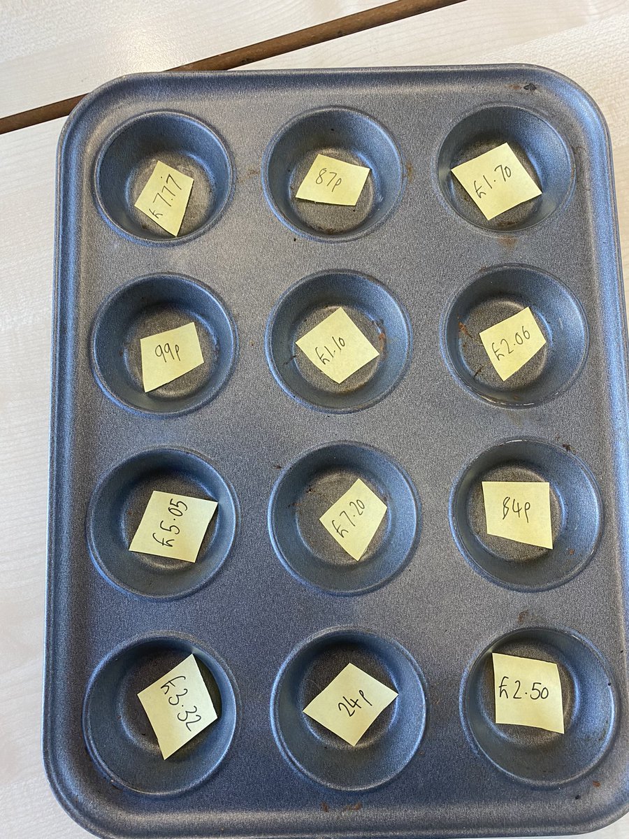 Making amounts using coins this morning!