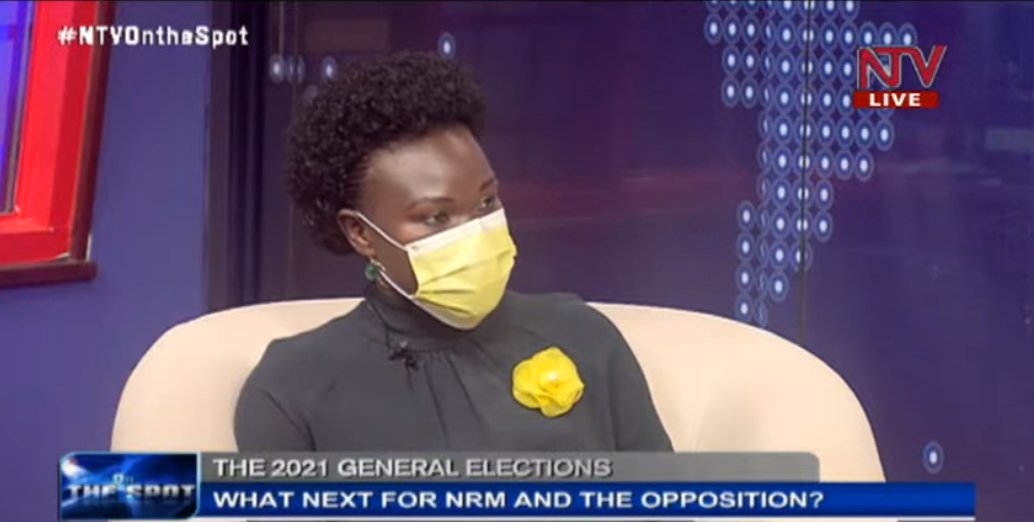 Hon Kyagulanyi is not under house arrest, they are just protecting him from himself - Evelyn Anite #NTVOnTheSpot #UGDecides2021