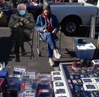 ClareMcCann8's tweet photo. my dad made this... it’s him and @SenSanders https://t.co/SCSa8y0Utc