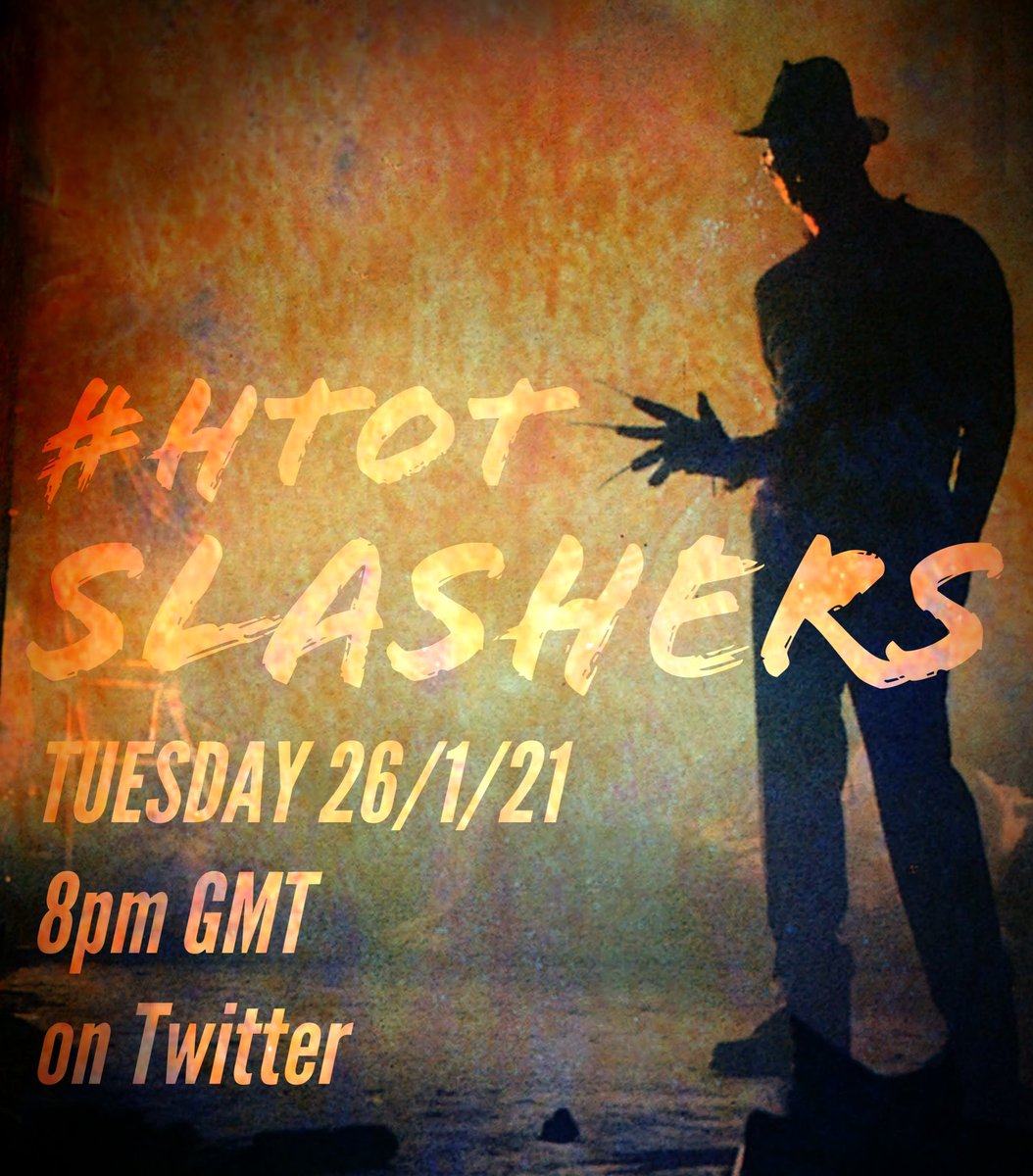 emsonline12's tweet photo. On Tuesday Jan 26th 8pm GMT, join us for the first of our weekly #HTOT (Horror Talk On Tuesday) as we talk all things SLASHER MOVIES 🔪🔪🔪
Hit the link for the questions 🛎 
See you next Tuesday #HorrorFans... 
https://t.co/dvhug5vSrl https://t.co/ZaXY4Fa9Pv