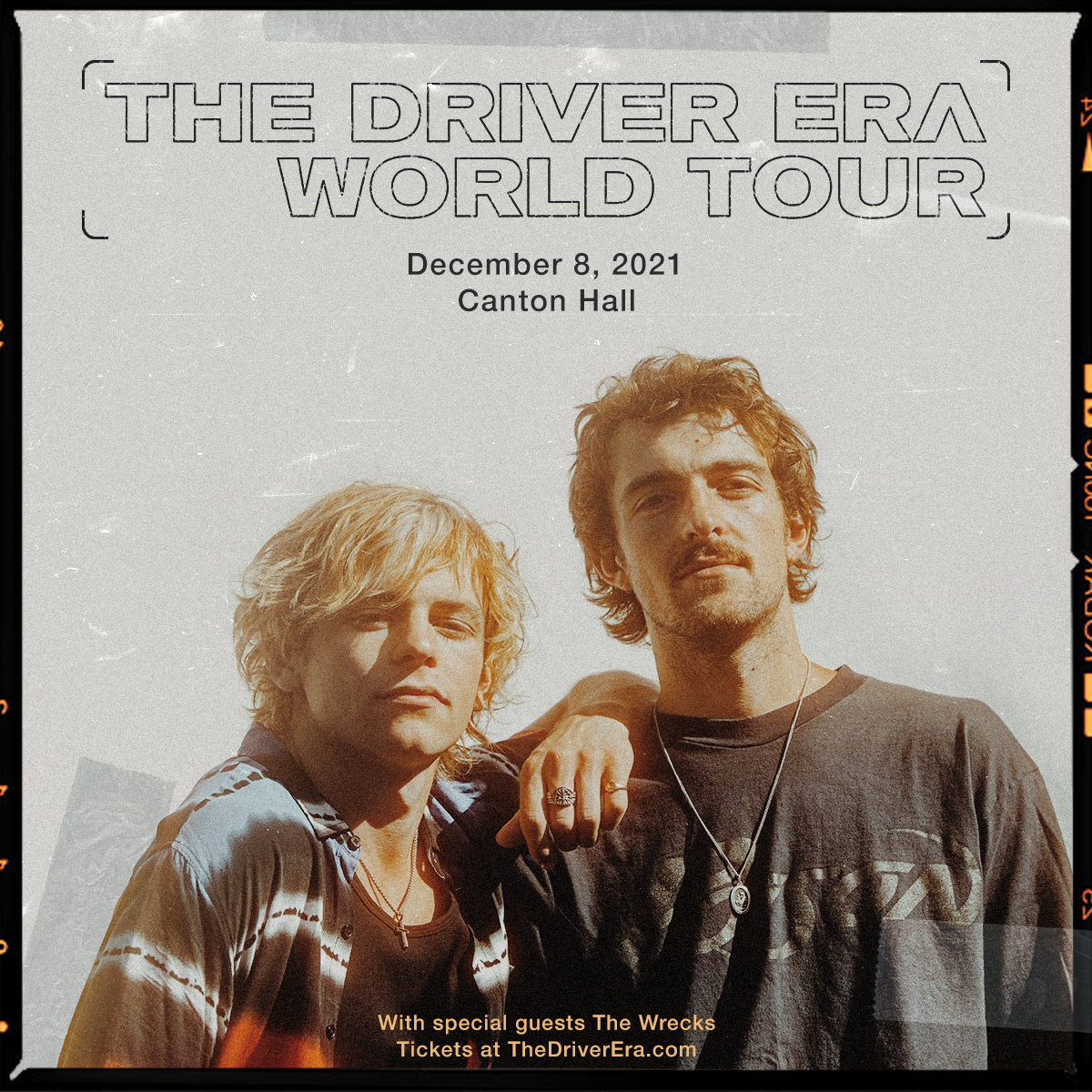NEW DATE: Ticket are on sale for @TheDriverEra’s NEW tour date at Canton Hall on Dec 8th! Previous tickets will be valid at the rescheduled show. 🎫: bit.ly/driverera