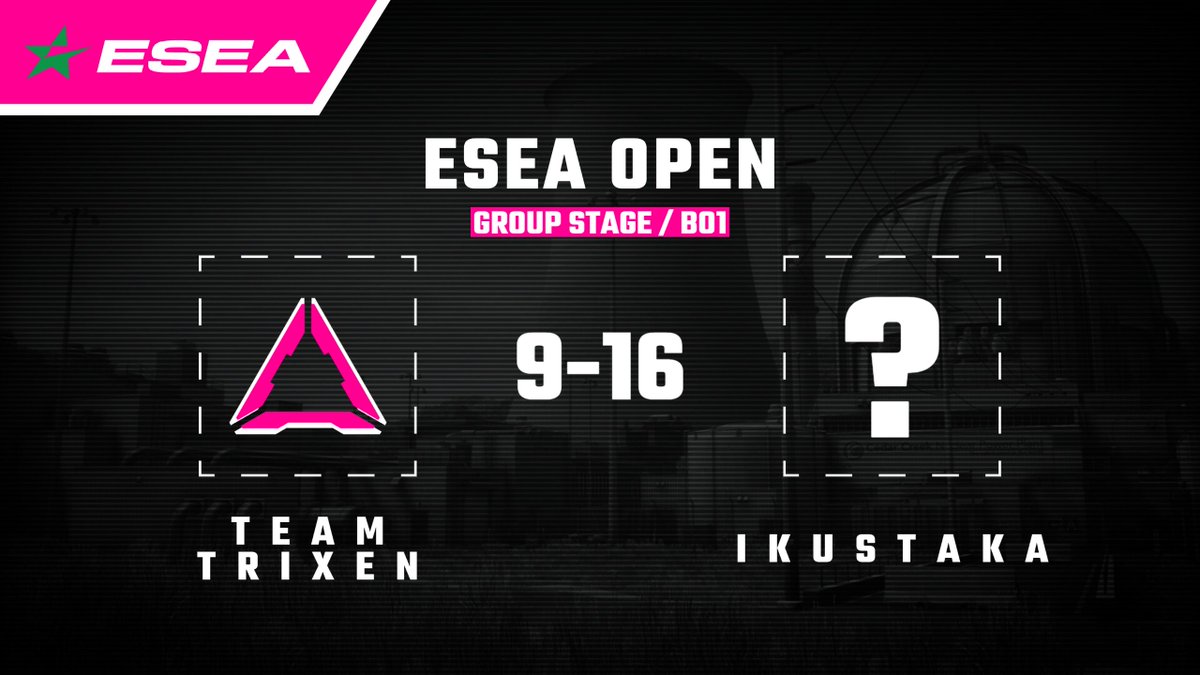 TeamTrixen's tweet photo. 1-1-0 | @ESEA 

#esportsfi #csgofi https://t.co/sklzezHfNE