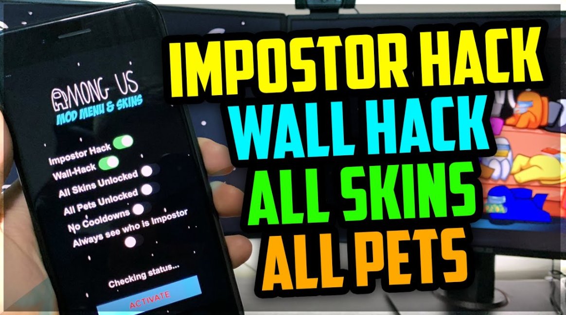 among us hacks mobile mod menu wallhack / X
