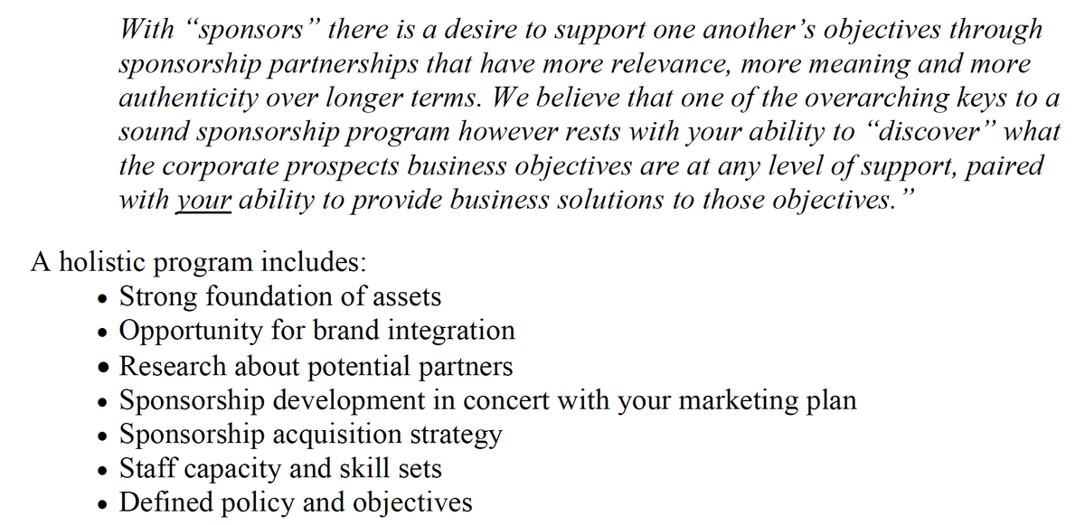 Consultant talks about the need for a "Culture Of Sponsorship" &, man, I hate writing like this. These are words that just enter my head then immediately fall out. They must be important to somebody but… ugh.  #yqrcc /11