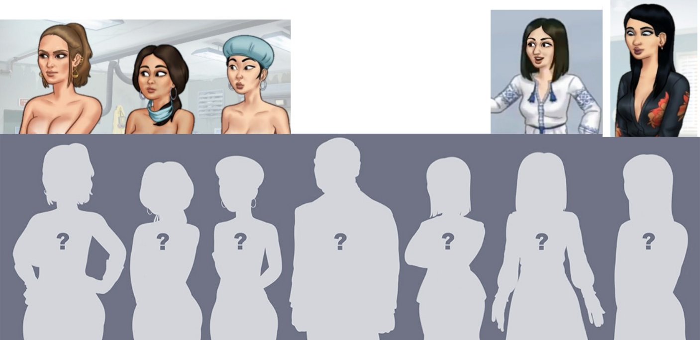 Summertime Saga Spoiler On Twitter New Characters And Outfits Status Update Here S A Lineup Of Some Of The New Character Additions To The Upcoming Update Can You Guess Who They Are