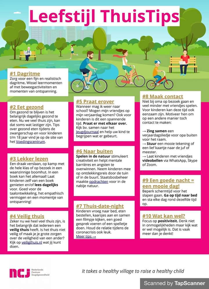 Deze leefstijl thuis tips van <a href="/NCJ/">NCJ</a> zou iedere ouder moeten lezen! #preventie #leefstijl #JGZ