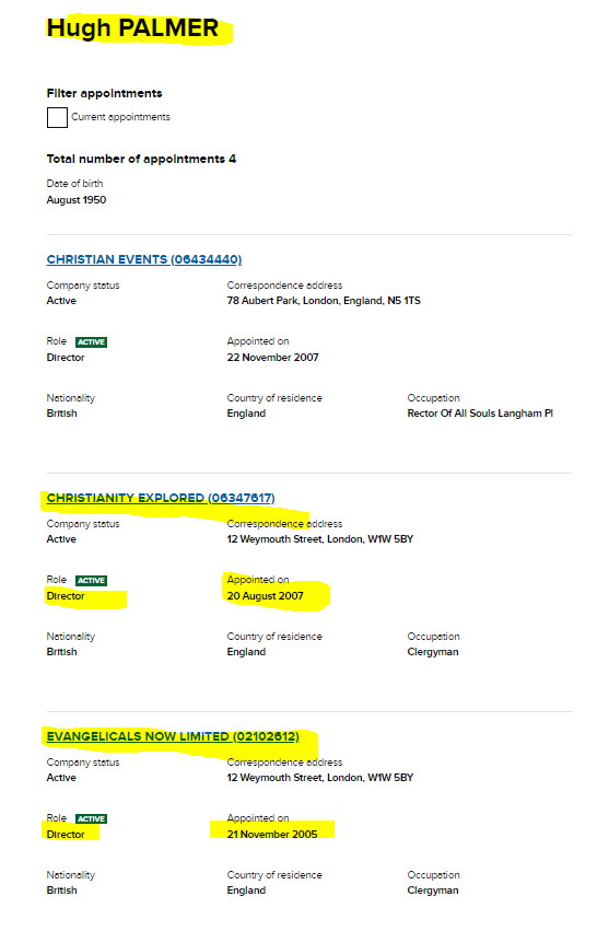 CEEC’s chair is  @hugh_palmer, outgoing rector (vicar) of  @AllSoulsLP.As a director of both  @EvangelicalsNow and  @ChristExplored, he failed not once but twice to take decisive action against Stephen Sizer's antisemitism when asked.7.