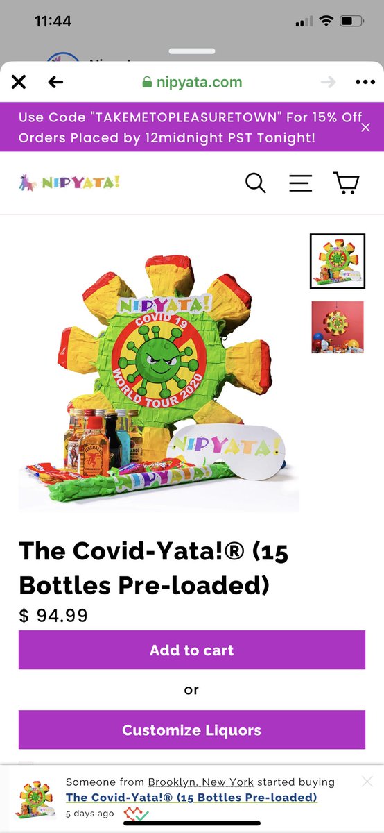 Cupcake8112's tweet photo. Everyone needs to go check out @Nipyata. They have the best back story to their product. It cracked me up so much. They even have a #COVID one! https://t.co/zUz8XSS9wT