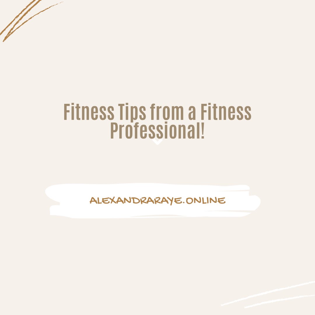 AlexandraRaye05's tweet photo. New blog is live; fitness tips from a fitness professional! https://t.co/Ogl1oFEMzj #blogger #fitnesscoaching #personaltraining https://t.co/MTtIvpytV1