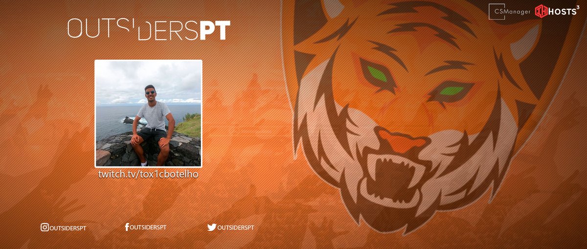 OutsidersPt's tweet photo. 🔥Hoje anunciamos mais um novo Streamer que irá fazer parte da nossa comunidade! 👊
Bem-vindo @T0x1cBotelho!

📺https://t.co/YR6536NnQp

#GoOutsidersPT @IHosts3 #CSManagerPT https://t.co/rz1wIKTOxY